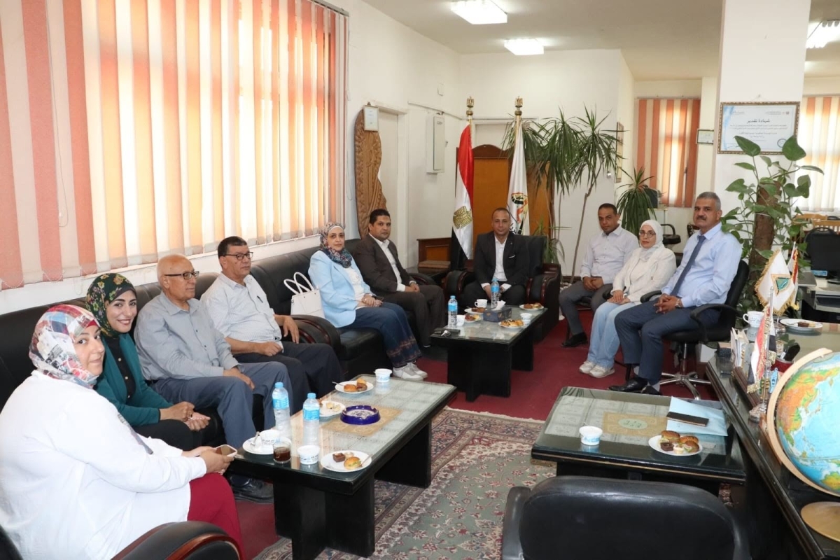 فريق تقييم وحدات الإرشاد الأكاديمي بجامعة بنها