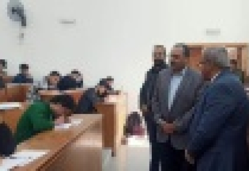 BU vice president inspects the exams at the University’s branch in EL-Obour