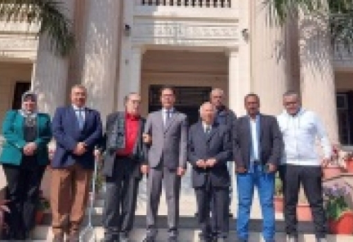 BU president welcomes Shonoda and Salama on the sidelines of the cultural saloon
