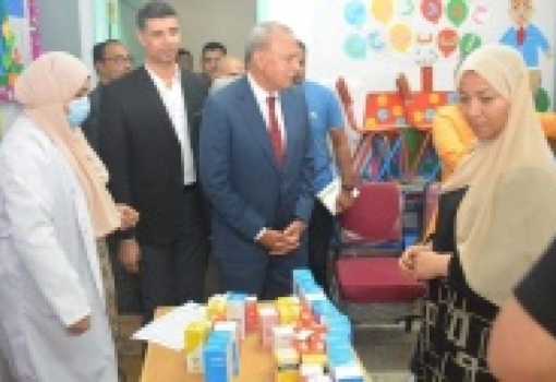 Benha University organizes medical and veterinary convoys in the village of Noah/ Shibin El-Kanater