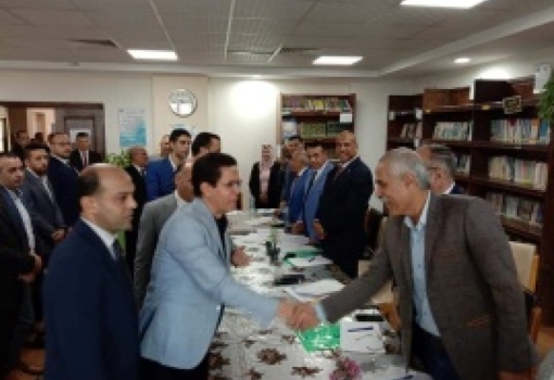 Benha University president inspects the pre-doctorate degree tests in the faculty of physical education