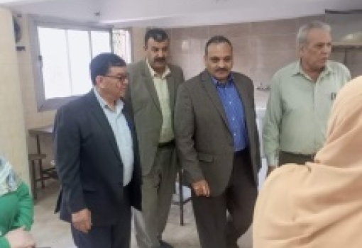 Benha University of the educational and students affairs inspects the services in the university’s hostels